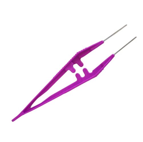 Forceps With Metal Tip 13,6cm